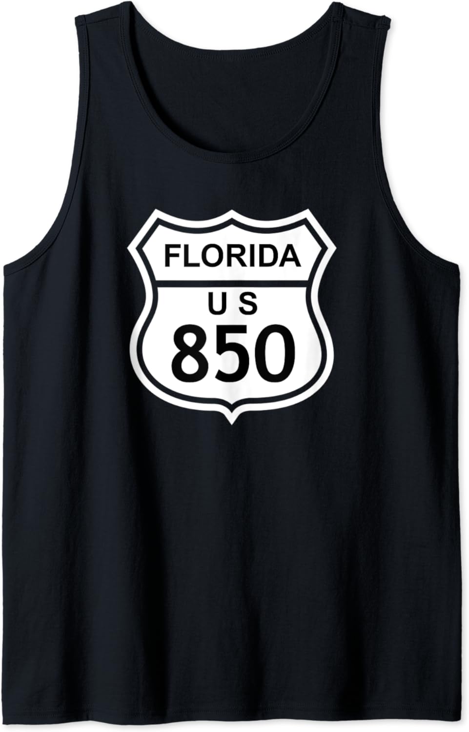 850 Florida Area Code, FL Highway Home State Gift Tank Top